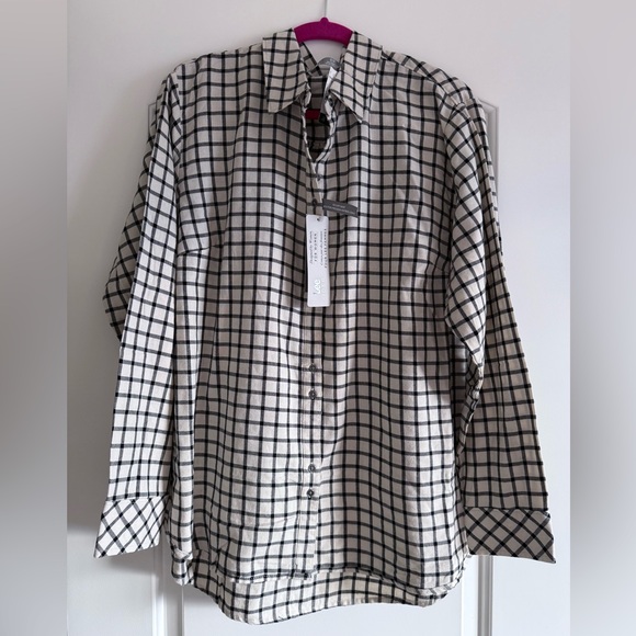 Lee Tops - Lee Riders Black and White Plaid Shirt size XXL